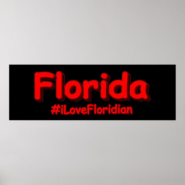 Poster "Flórida" Design. Comprar Agora (Frente)