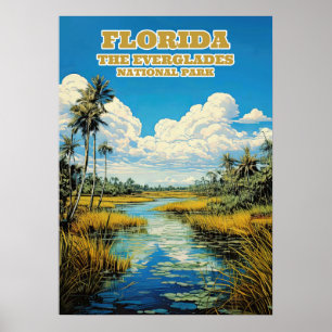 Poster Florida Everglades National Park V02
