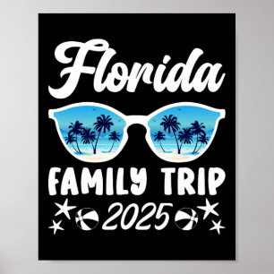 Poster Florida Family Trip 2025 Vacation Florida Viagem F
