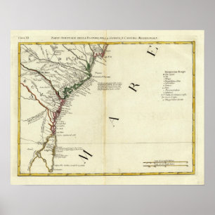 Pôster Florida, Georgia, South Carolina