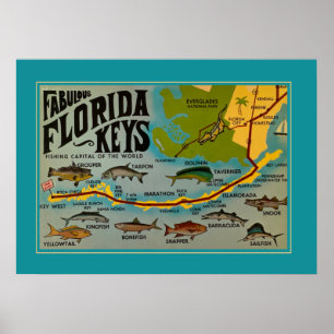 Poster Florida Keys Fish