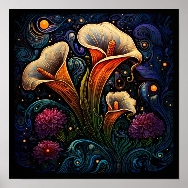 Poster Florista Brilhante Brilhante - Lilly (Frente)