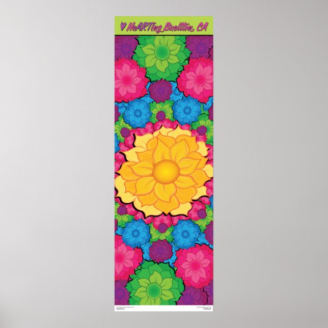 Poster - Flower Burst - Buellton.Art (Frente)