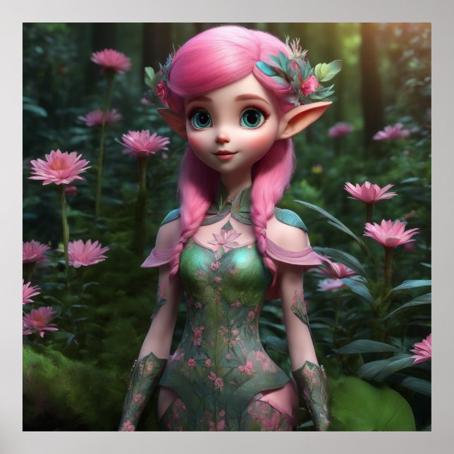 Poster Flower Girl Elf (Frente)