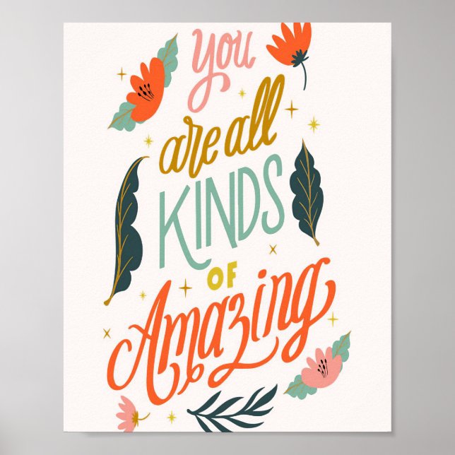 Poster Flower Lover | Todos Os Tipos Ou Incríveis (Frente)