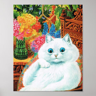Poster Flower Lovers Cat, Louis Wain