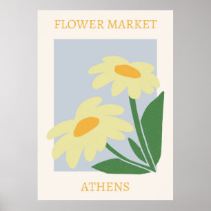 Poster Flower Market Atenas