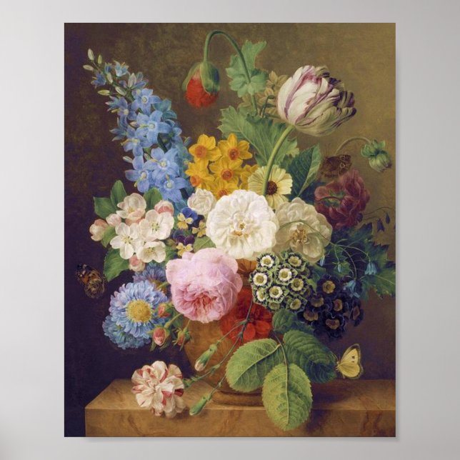 Poster Flower Still Life by Jean Ulrich Tournier (Frente)