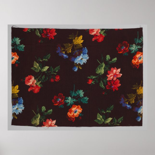 Poster Flowers Fabric (Frente)