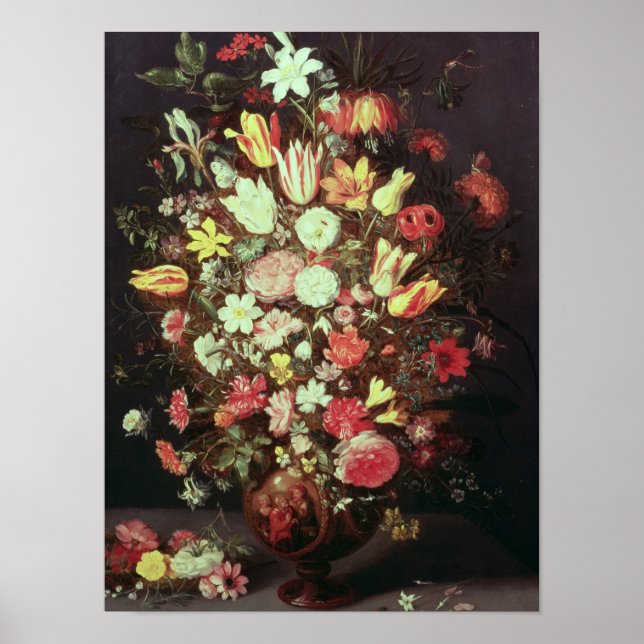 Poster Flowers in a vase (Frente)