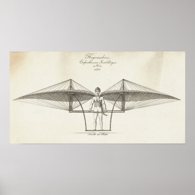PÔSTER FLUGMASCHINA 1807 (Frente)