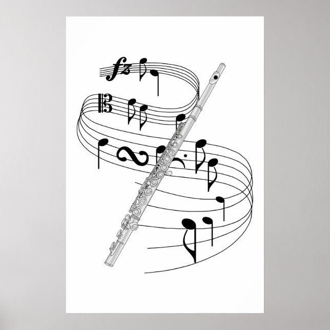 Poster Flute (Frente)