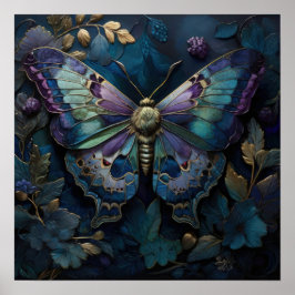 Poster Flutter Encantado - Arte Digital Butterfly