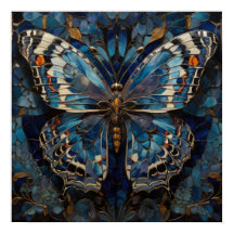 Flutter Mosaico - Borboleta 3D Arte Moderna