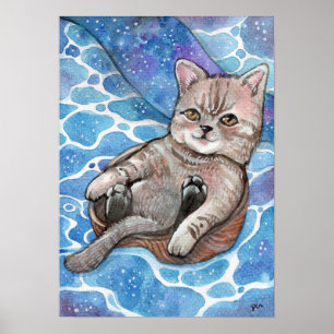 Poster Flutuação livre
