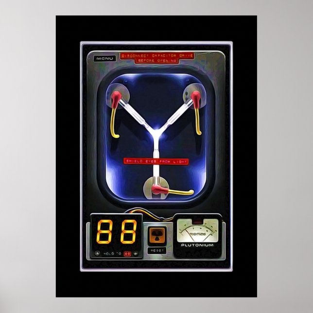 Poster Flux Capacitor (Frente)