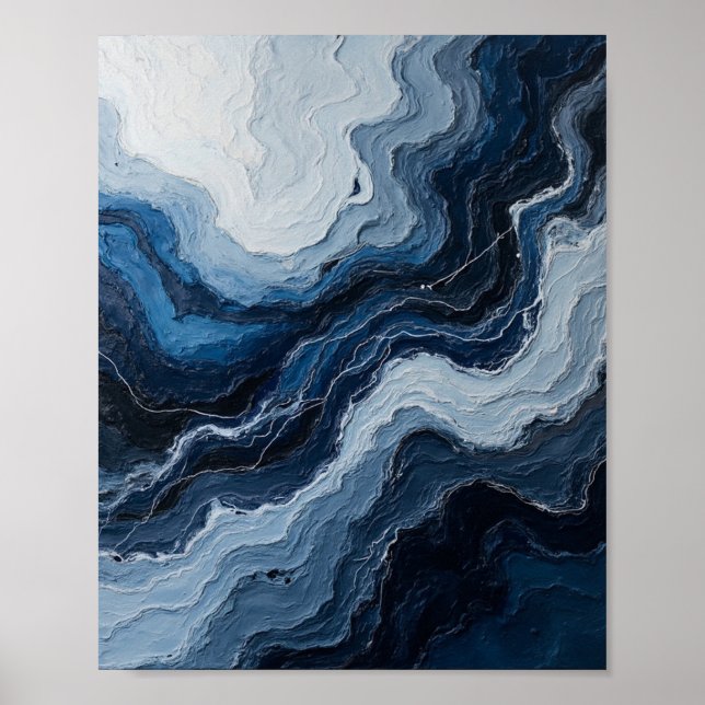 Poster "Fluxo Abissal" (Frente)