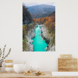 Poster Fluxo atordoante Ponte Napolen, Eslovênia