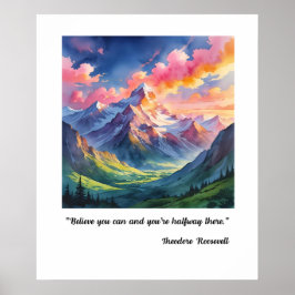 Poster Fluxo com Crença