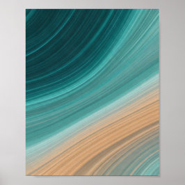 Poster Fluxo de Areia Aquática