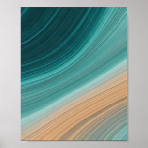 Poster Fluxo de Areia Aquática