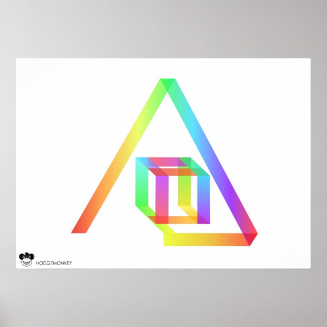 Poster Fluxo de Cores (Frente)