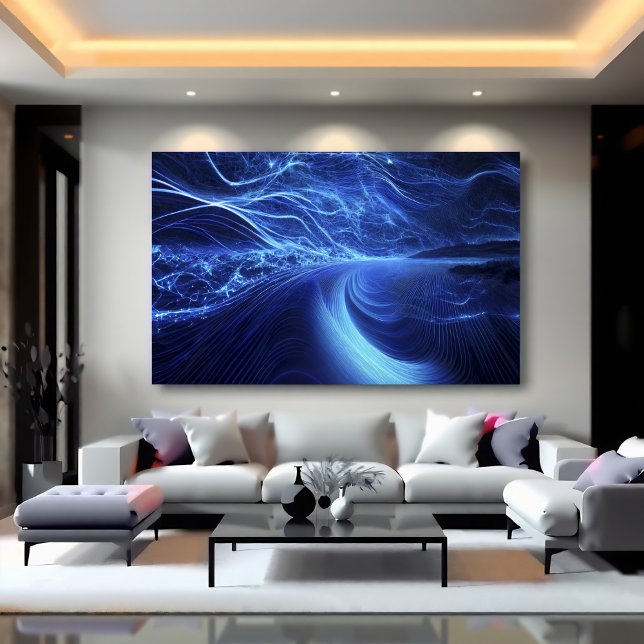 Poster Fluxo de Energia Azul (Criador carregado)