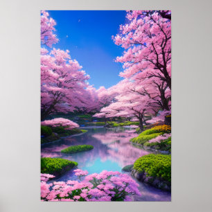 Poster Fluxo de Reflexão, Jardim Primavera
