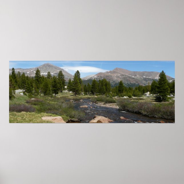 Poster Fluxo montanhoso III de Yosemite (Frente)