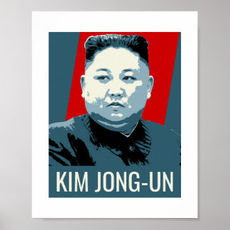 Poster Flyer Kim Jong-un
