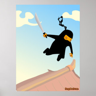Poster Flying Ninja