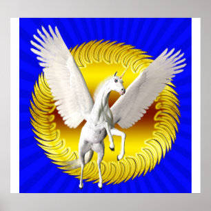 Pôster fLYING UNICORN