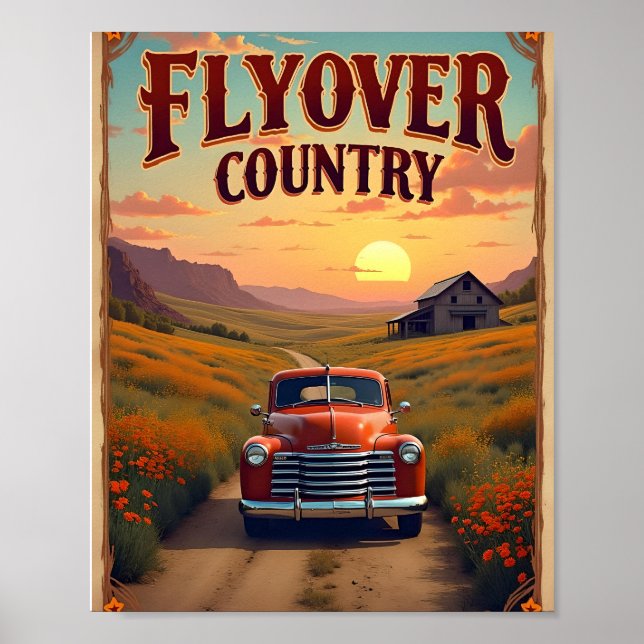 Poster Flyover Country Digital (Frente)