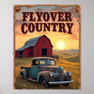 Poster Flyover Country Digital