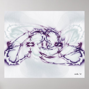 Pôster FM - Violet & Teal 3