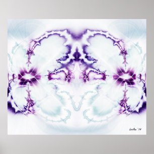 Pôster FM - Violet & Teal 4