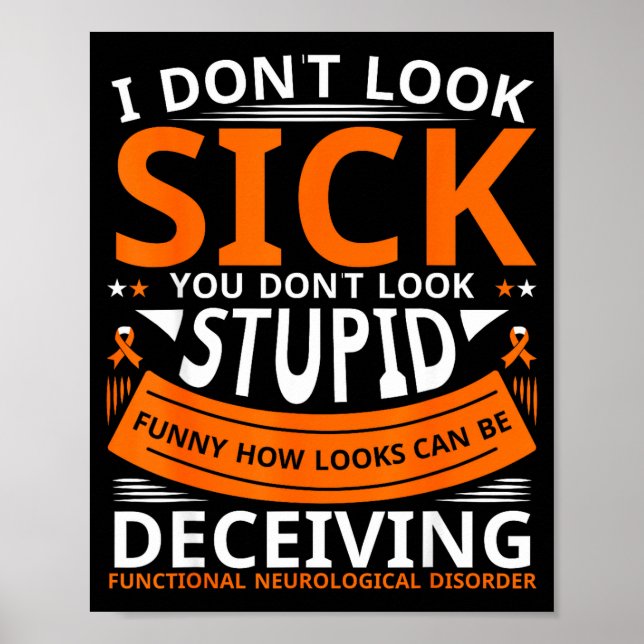 Poster Fnd Functional Neurological Disorder Apparel I Don (Frente)