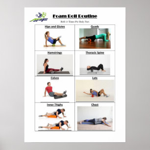 Poster Foam Roll Routine