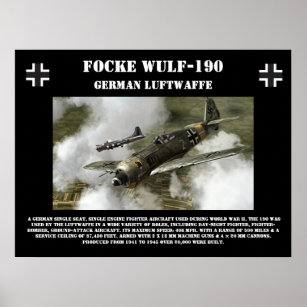 Poster Focke Wulf-190
