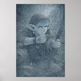 Poster Foco/Caçador/Selva Selvagem