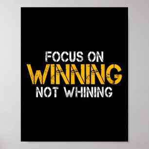 Poster Foco Motivacional Na Conquista De Mindset Não Lanç