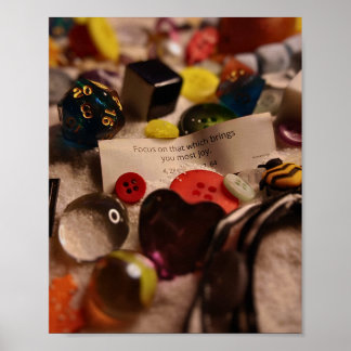 Poster Foco na Alegria