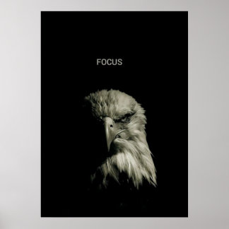Poster FOCUS – Eagle-Inspired Motivation