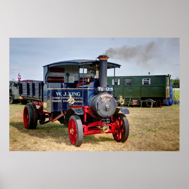 Poster Foden Steam Truck (Frente)