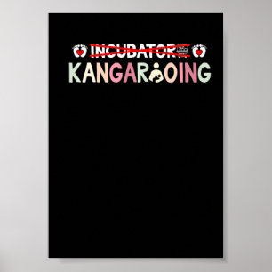 Poster & Fofo Eu Sou Totalmente a Favor do Canguru Enferm