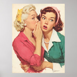 Poster Fofocas Retro e Segredos de Glamour