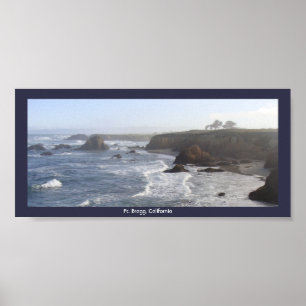 Poster Foggy Ft Bragg California Morning