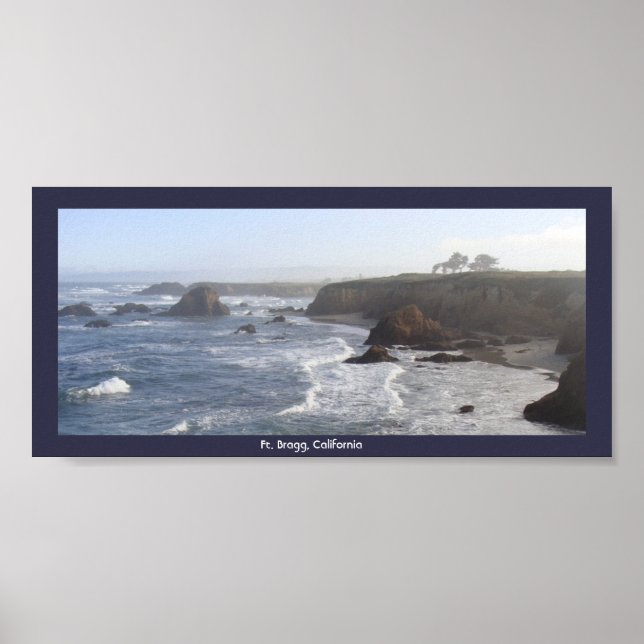 Poster Foggy Ft Bragg California Morning (Frente)