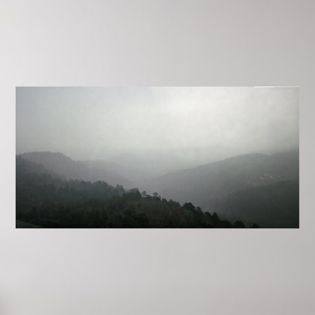 Poster Foggy Morning, Hot Primavera National Park, Arkans (Frente)