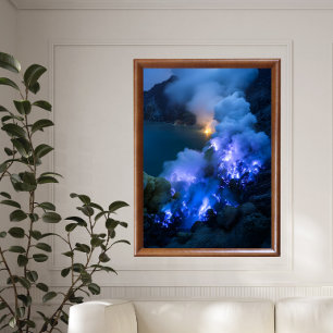 Poster Fogo Azul